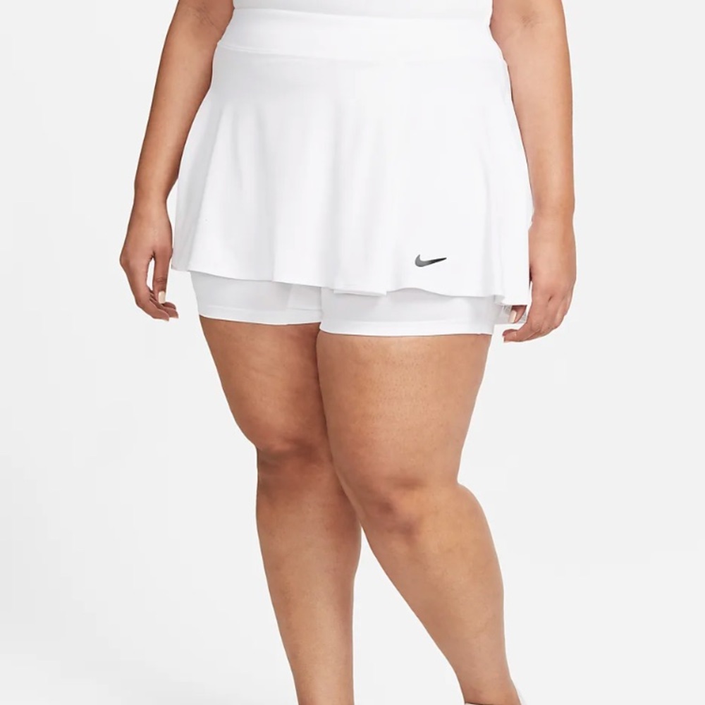 Nike Dri-Fit white skort 2X
